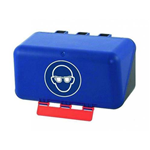 Scatola con equipaggiamento di sicurezza SecuBox Mini/Midi/Maxi, Tipo Midi , Descrizione Cuffia , Colore blu  - Pz/Cf. 1