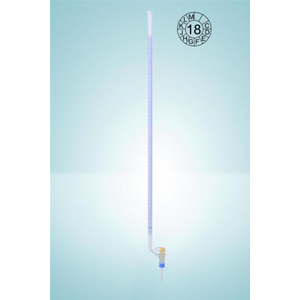 Lab-Shop | Prodotto: Burette, con rubinetto laterale, DURAN® , classe AS,  Capacità 25 ml, Grad. 0,05 ml, Tolleranza 0,03 ± ml, Con Rubinetto Chiave  in